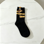 CouldNook Cozy Dog Motif Crew Socks - Everyday Footwear Accent