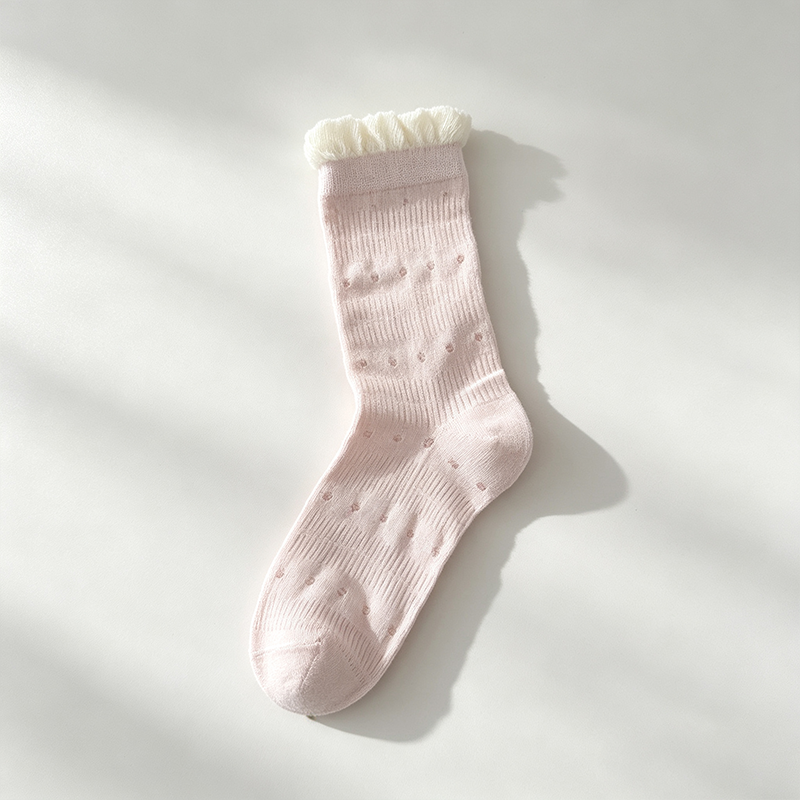 CouldNook Decorative Motif Crew Socks - Boutique Drawer Accent