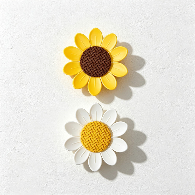 CouldNook Sunflower Bag Clip Set - Detachable Petals and Magnetic Center