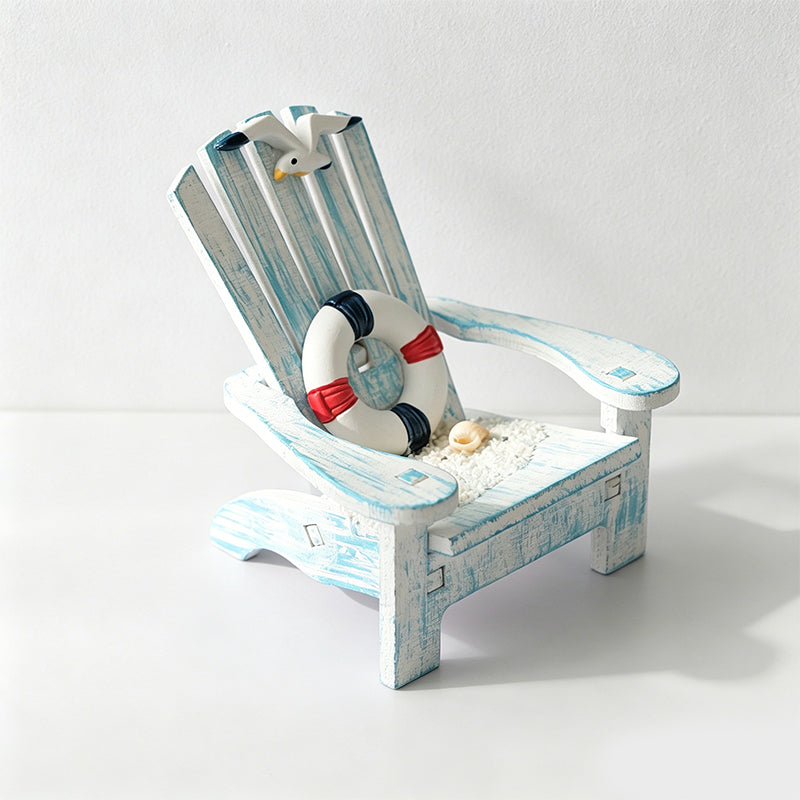 CouldNook Miniature Beach Chair Ornament - Desktop Ornament