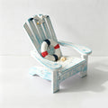 CouldNook Miniature Beach Chair Ornament - Desktop Ornament