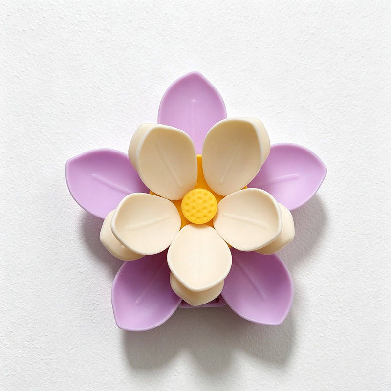 CouldNook Lotus Bag Clip Set - Layered Petals and Detachable Pinch Clips