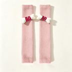 CouldNook Bow Pom Slouch Socks - Playful Sneaker Accent
