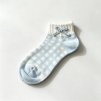 CouldNook Mixed Pattern Crew Socks - Everyday Character Accent