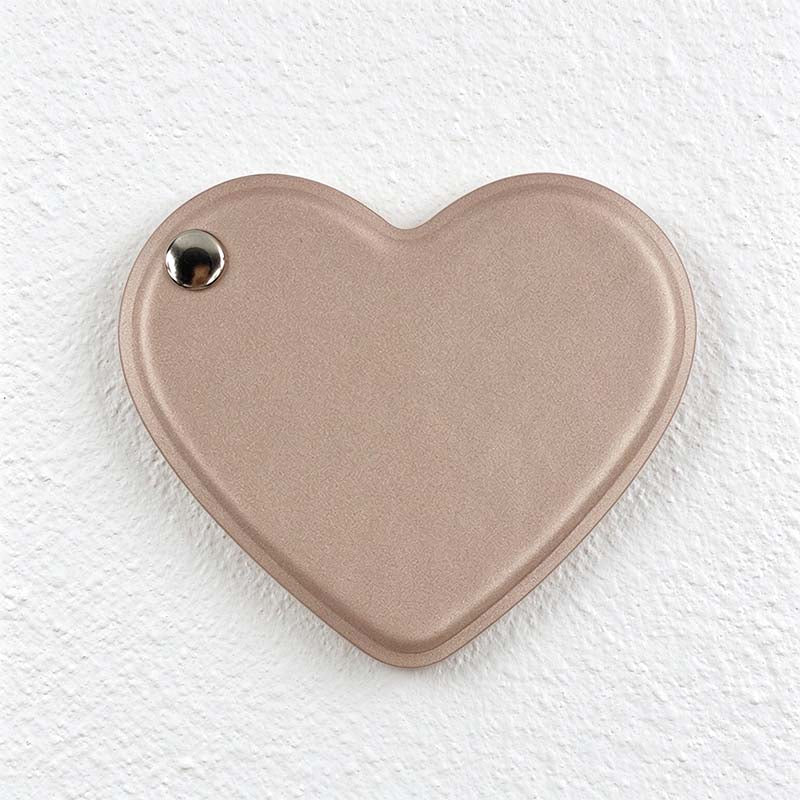 CouldNook Heart Swivel Mirror - Embossed Border Cover