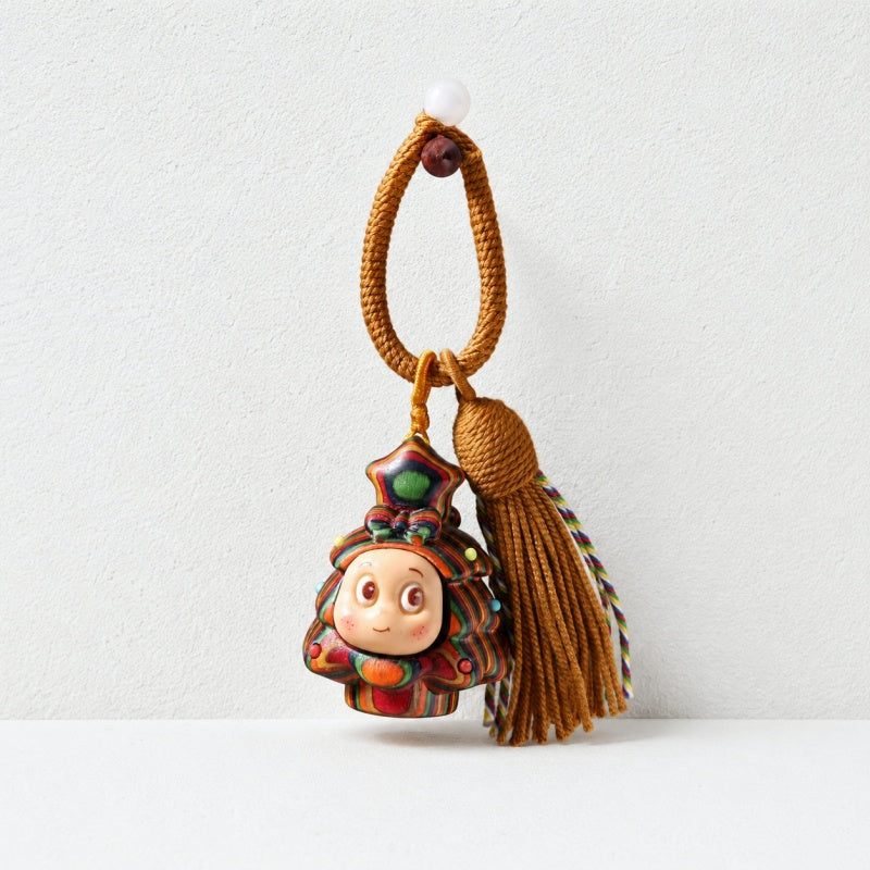 CouldNook Tassel Face Hanging Charm - Loop Clasp Attachment