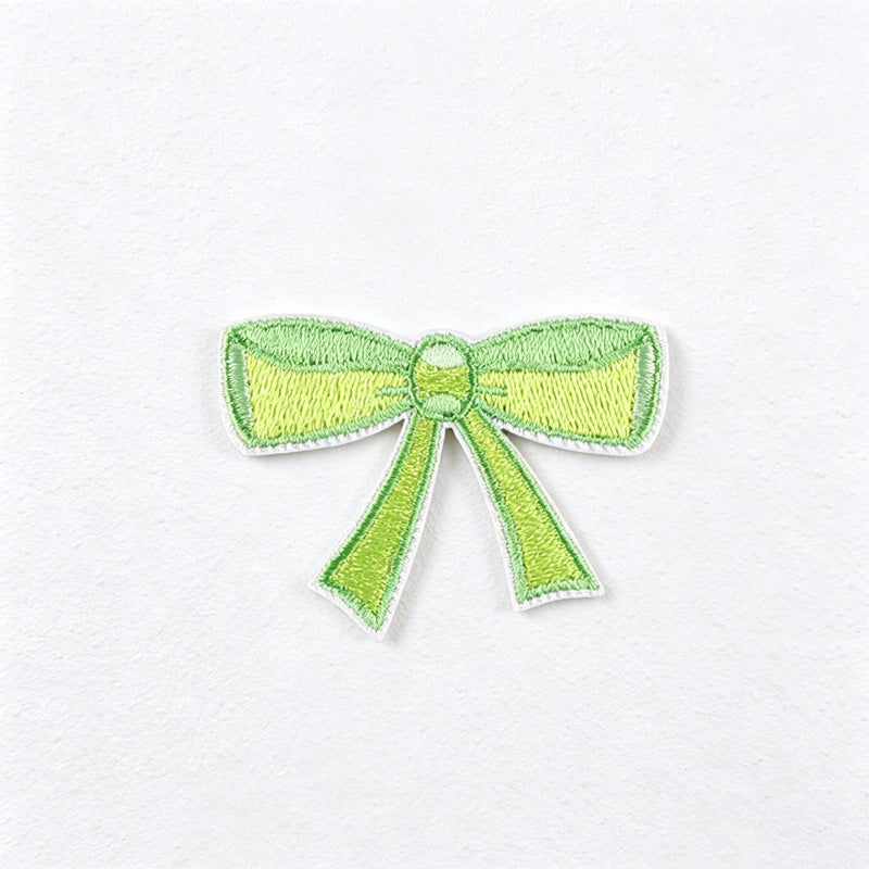 CouldNook Bow Embroidered Patch - Assorted Colors and Shapes