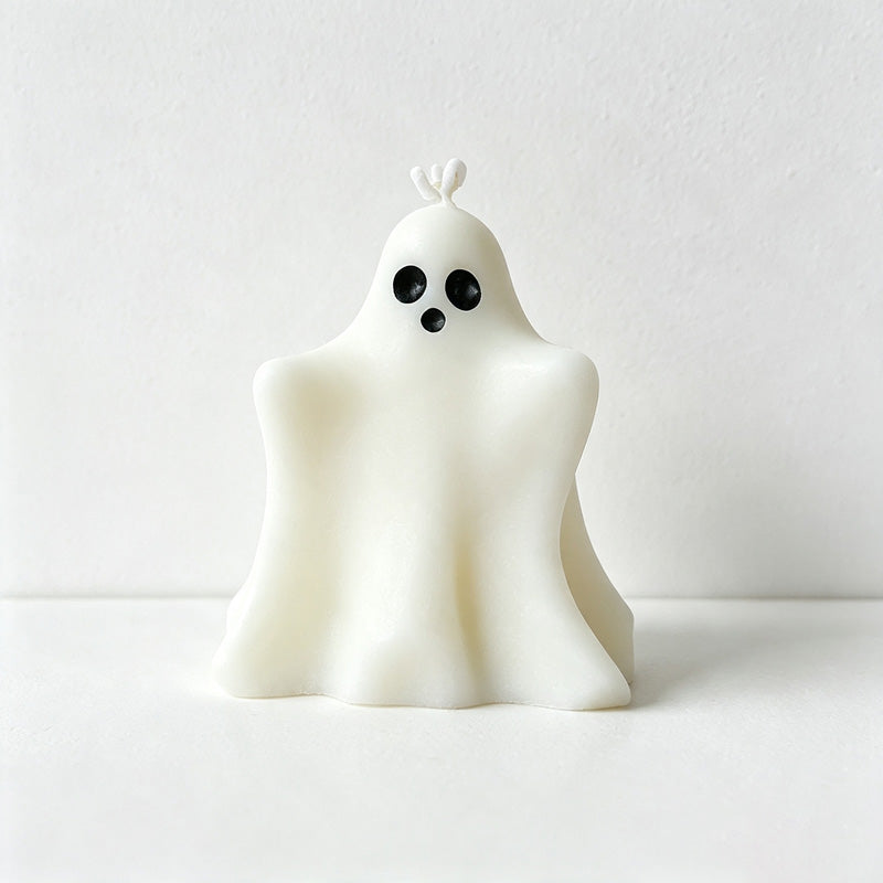 CouldNook Ghost‑Shaped Halloween Scented Candle‑Cute Spooky Table Decor