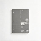 CouldNook Tear-Off Lecture Notebook - Three Punched Holes and Ruled Sheets