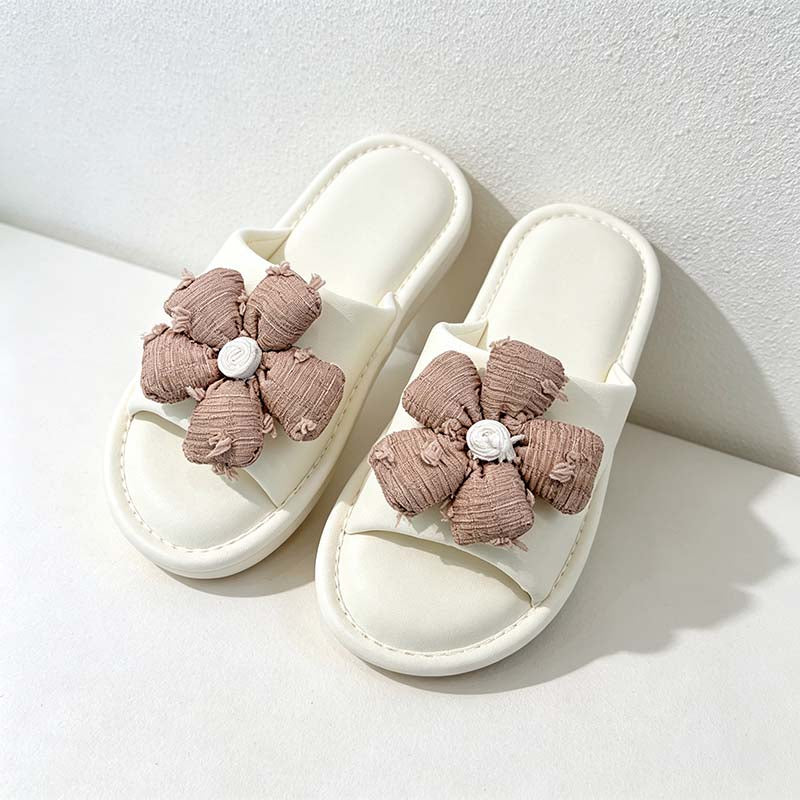 CouldNook Floral Slide Slippers - Four Soft Pastel Colors