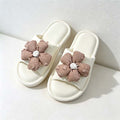 CouldNook Floral Slide Slippers - Four Soft Pastel Colors