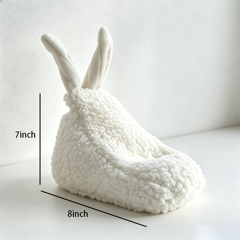 CouldNook Rabbit Shape Phone Pillow - Soft Desk Stand