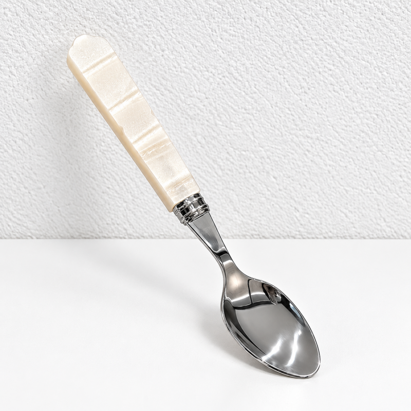 CouldNook Acrylic Handle Flatware - Pearlescent Dining and Serving Collection