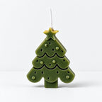 CouldNook Christmas Sculpted Candle - Festive Character Collection Accent