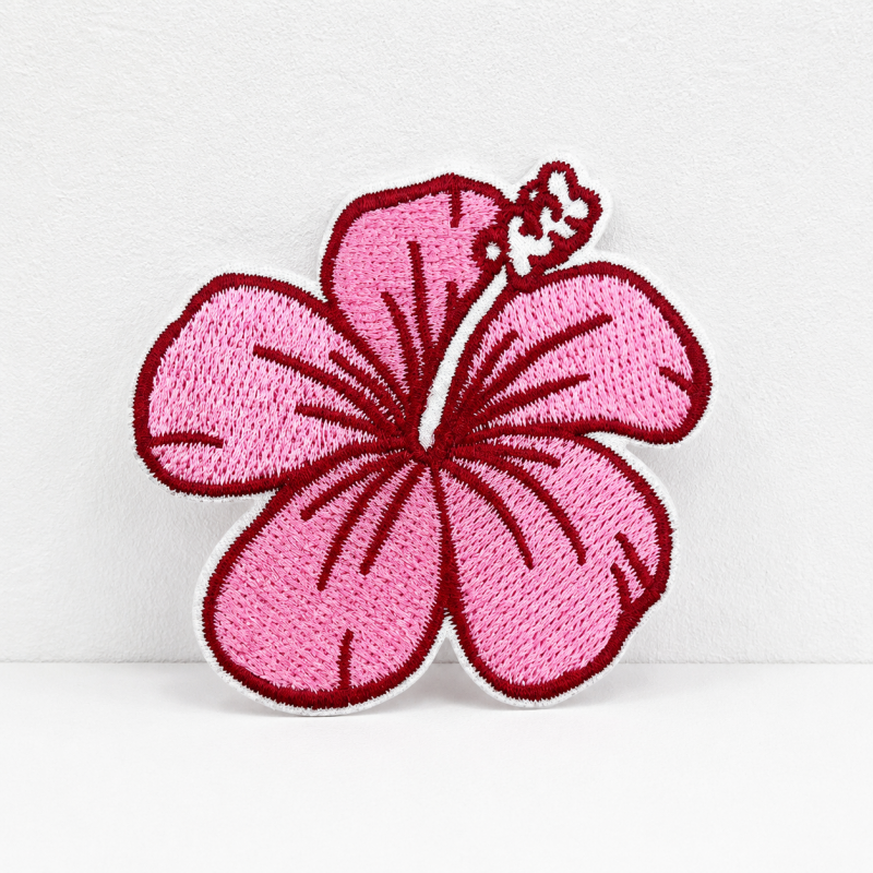 CouldNook Tropical Embroidered Patch - Flowers Drinks and Summer Motifs