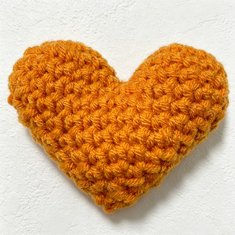 CouldNook Cotton Yarn Heart Ornament - Assorted Solid Colors