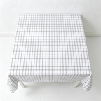 CouldNook Checked Tablecloth - Easy Wipe Dining Table Cover