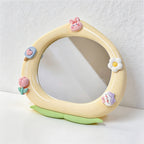 CouldNook Cute Peach-Shaped Vanity Mirror - Adjustable Desktop Makeup Mirror