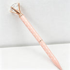 CouldNook Pen-Large Diamond Top Twist Retractable Metal Ballpoint Pen Custom Logo Gift Pen for Office Advertising School