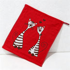 CouldNook Pure Cotton Gauze Cartoon Square Towel - Cute Absorbent Handkerchief