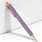 CouldNook Pen-Bling Bling Rhinestone Paved Retractable Metal Ballpoint Pen Luxury Gift Pen for Office School Wedding