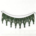 Bohemian Macrame Wall Decor- Hand-Woven Cotton Banner