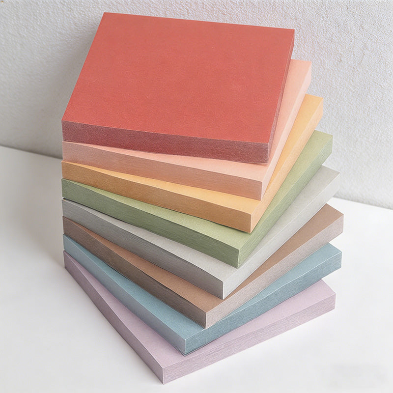 CouldNook 8-Piece Morandi Sticky Notes Set - Vintage Pastel 3x3 Memo Pads