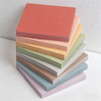 CouldNook 8-Piece Morandi Sticky Notes Set - Vintage Pastel 3x3 Memo Pads