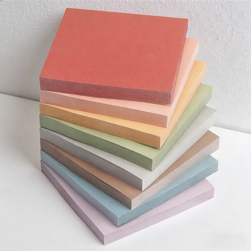 CouldNook 8-Piece Morandi Sticky Notes Set - Vintage Pastel 3x3 Memo Pads