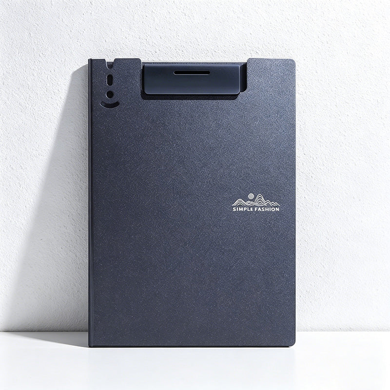 CouldNook Minimalist Matte A4 Clipboard - Premium Monochrome Writing Pad & File Holder