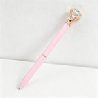 CouldNook Pen-Large Diamond Top Twist Retractable Metal Ballpoint Pen Custom Logo Gift Pen for Office Advertising School