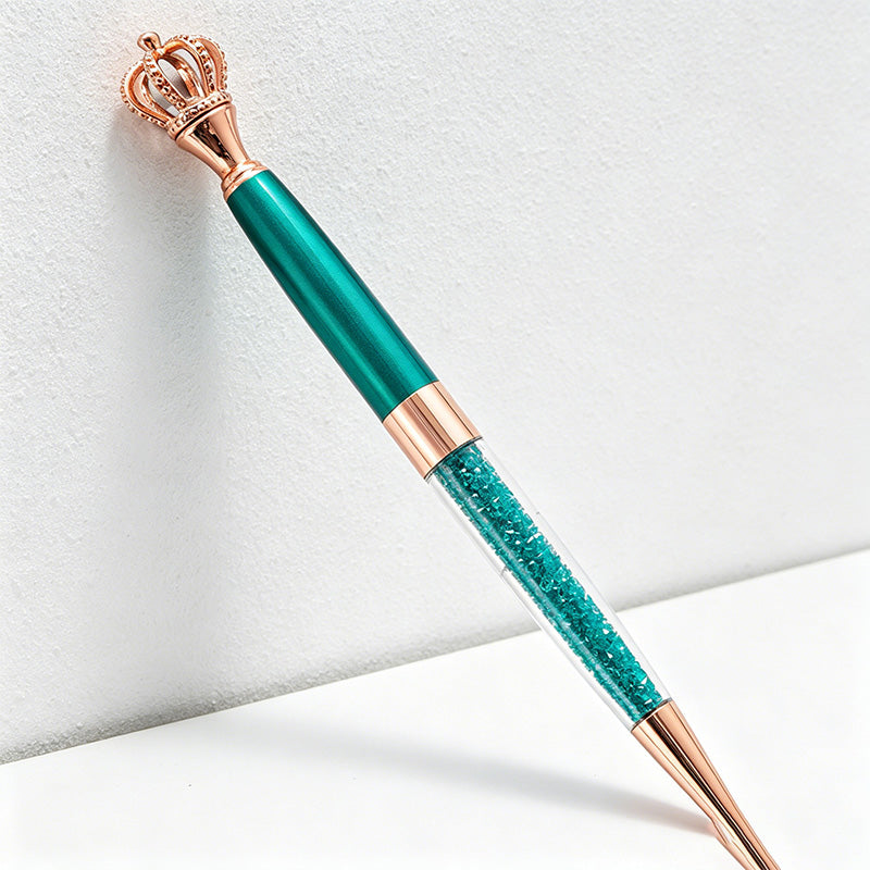 CouldNook Pen-Crown Top Retractable Metal Ballpoint Pen Cute Gift Pen for Students Office Wedding Favors