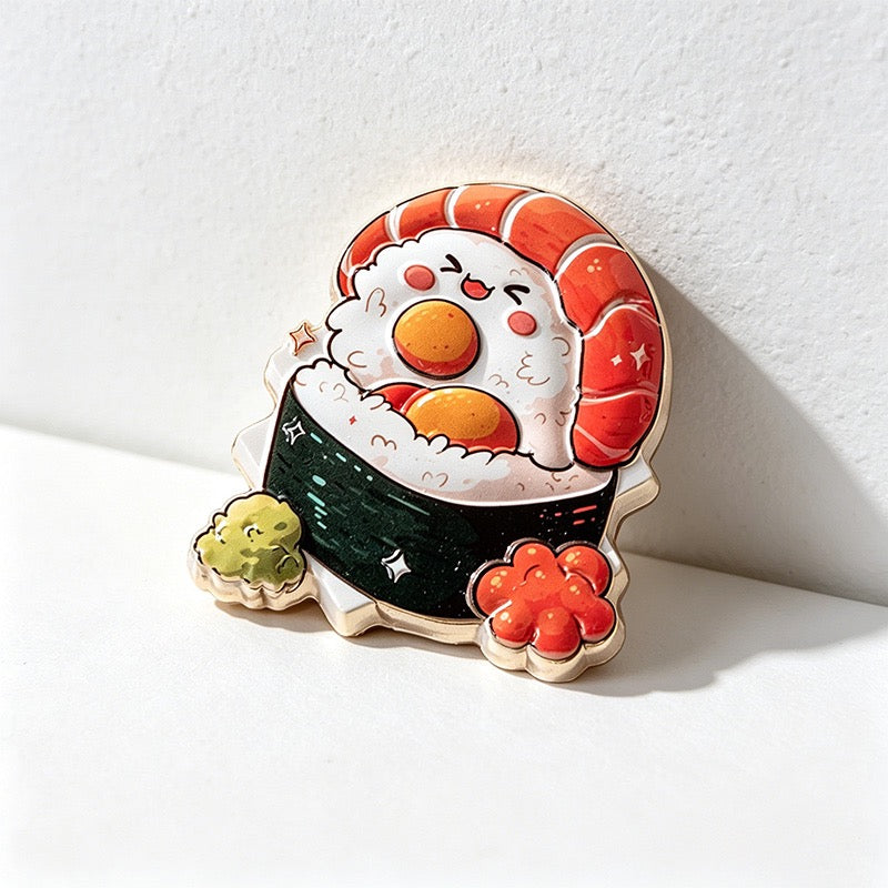 CouldNook 3D Miniature Food Fridge Magnets - Cute Kitchen Decor (Set of 6)