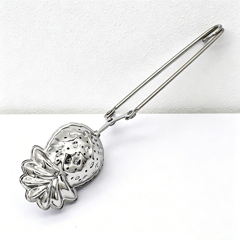 304 Stainless Steel Pineapple Shaped Tea Infuser Tea Accessories - Loose Leaf Tea Strainer with Handle