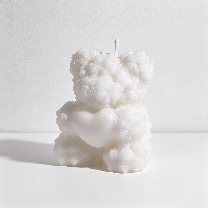CouldNook Romantic Heart & Bear Scented Candle - English Pear & Freesia