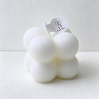 CouldNook Mini Bubble Cube Scented Candle - Pastel Morandi Aesthetic Decor
