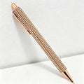 CouldNook Pen-Bling Bling Rhinestone Paved Retractable Metal Ballpoint Pen Luxury Gift Pen for Office School Wedding