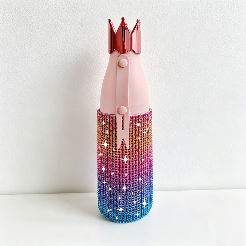 CouldNook Insulated Tumblers-12oz Rhinestone Stainless Steel Vacuum Insulated Crown Tumbler