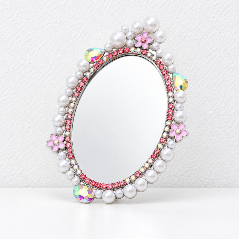 CouldNook Decorative Mirror Accessory - Sculpted Outlines And Ornamental Border Designs