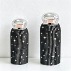 CouldNook Rhinestone Tumblers-6oz Stainless Steel Vacuum Insulated U-Shaped Eggshell Coffee Cup with Straw