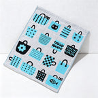 CouldNook Pure Cotton Gauze Cartoon Square Towel - Cute Absorbent Handkerchief