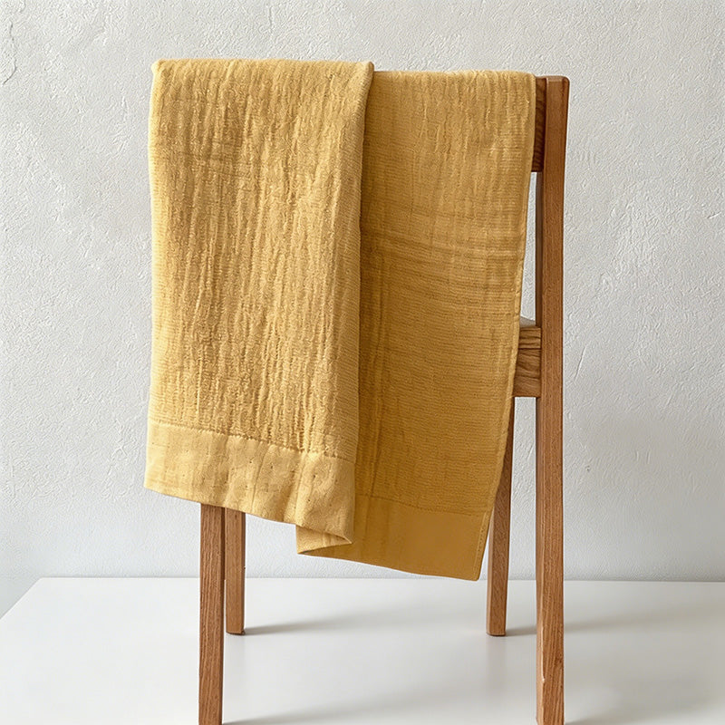 CouldNook Crinkle Muslin Towel - Japanese Style Gauze Bath & Face Towel