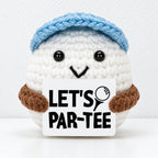 CouldNook Crocheted Character Doll - Textured Shapes And Little Message Cards