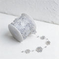 Clear Snowflake Bead Garland Wall Decor - 5M Christmas Decoration Chain