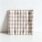 CouldNook Gingham Coaster - Classic Plaid Drink Mat