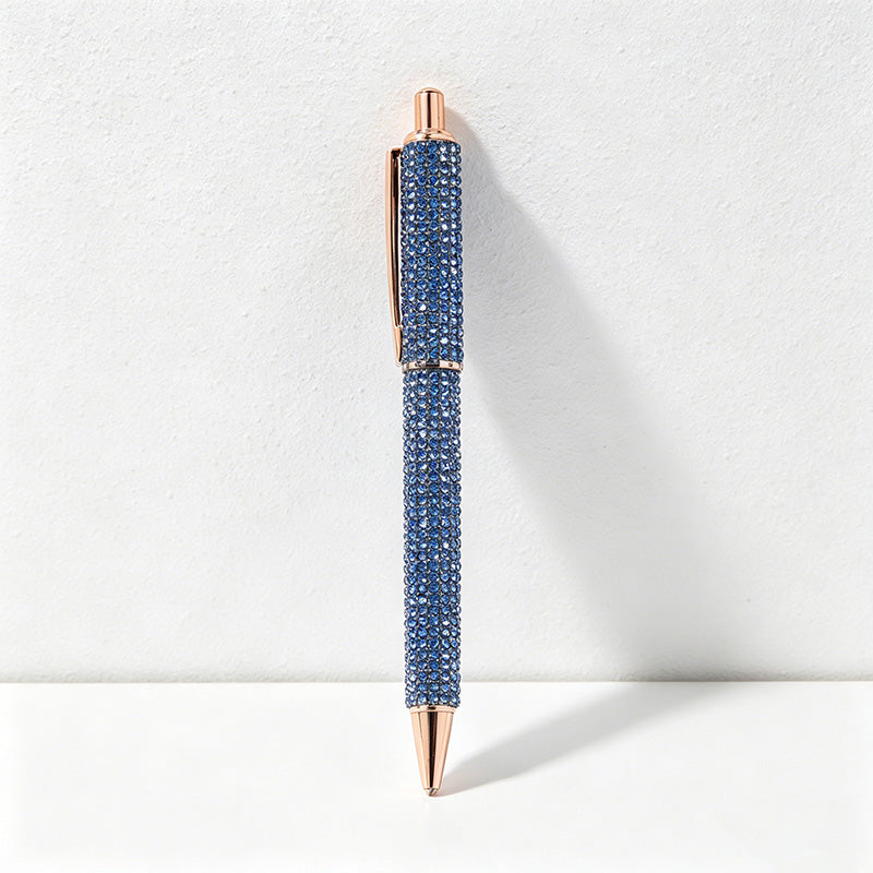 CouldNook Pen-Bling Bling Rhinestone Paved Retractable Metal Ballpoint Pen Luxury Gift Pen for Office School Wedding