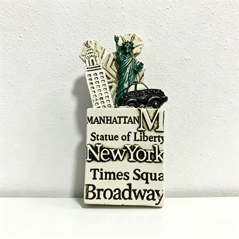 US Travel Souvenir Refrigerator Fridge Magnet - American Landmark Fridge Decor