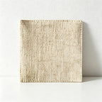 CouldNook Solid Cotton Linen Coaster - Minimalist Japandi Drink Mat