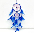 CouldNook Dreamcatcher-Double Ring Handmade Feather Dream Catcher Wind Chime