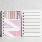 CouldNook All-in-One Pastel Spiral Notebook - Lined Journal with Sticky Notes & Index Tabs